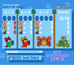 BS Super Mario USA 4th (English & Music) Screenthot 2